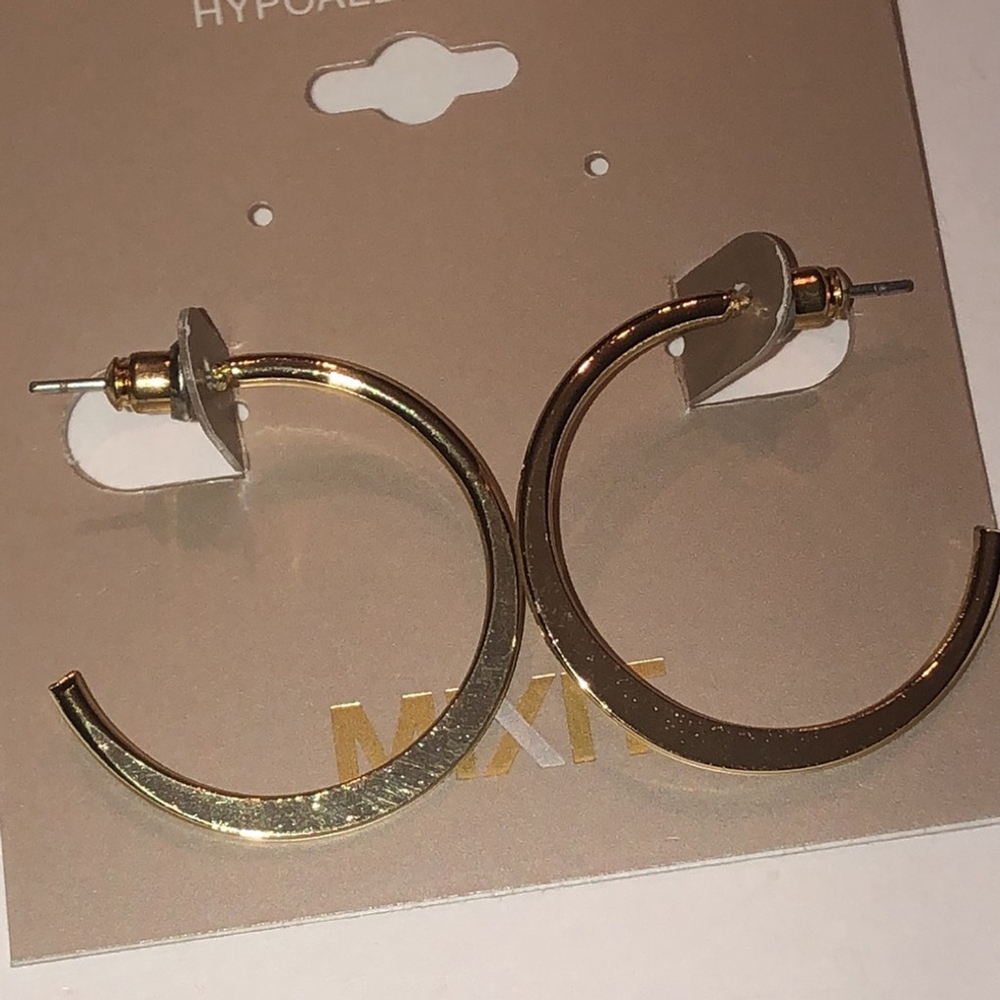 Mix It Gold Tone Classic Boho Hoop Earrings